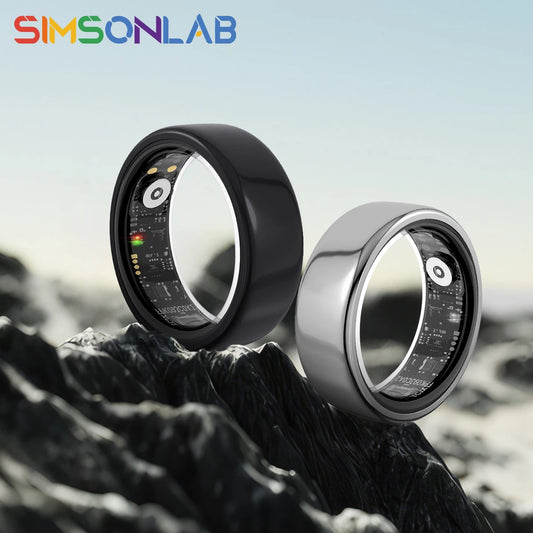 2025 Smart Ring Multi-exercise Modes Sleep Blood Oxygen&Pressure Sport Monitor Bluetooth Waterproof Rings Men Women Android iOS